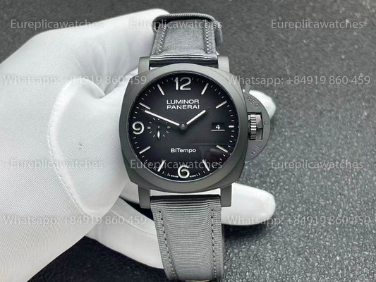 Panerai Luminor BiTempo PAM1467 – 티타늄 DLC New York 리미티드 에디션 VS 팩토리