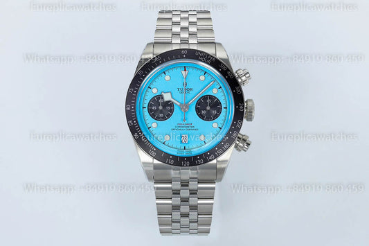 TUDOR 블랙 BAY CHRONO STEEL M79360N-0024 ZF 팩토리 1:1 베스트 버전 Tiffany dial