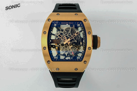 Richard Mille RM 035 “America’s Toro” 1:1 베스트 버전 Sonic 팩토리 2025 Version V4