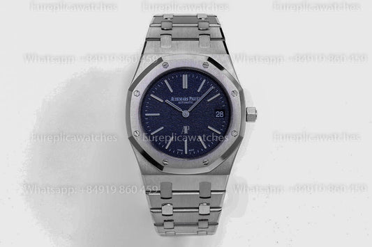 오데마 피게 로열 오크 16202ST New 블루 Grain Pattern Dial 1:1 베스트 버전 ZF 팩토리