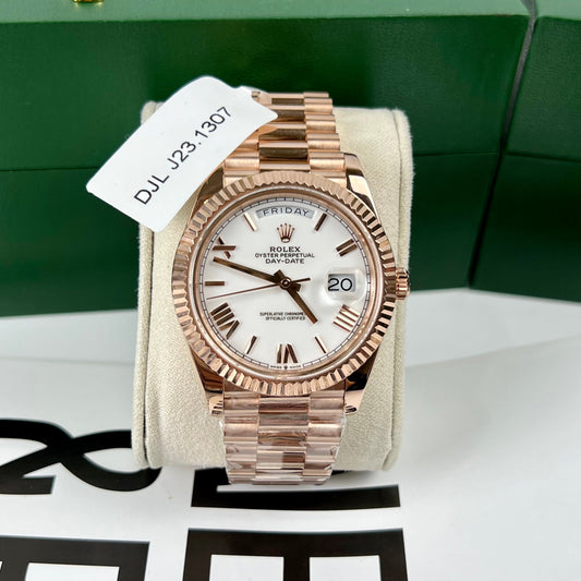 롤렉스 Day-Date 40 228235-0032 40mm 18k 로즈 골드 coated