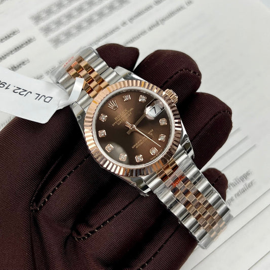 롤렉스 Lady 데이트저스트 279171 31mm Chocolate dial and diamond