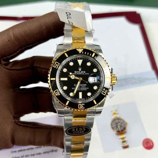 롤렉스 서브마리너 116613-LN-97203 40mm 3135 movement Clean 팩토리 18k gold filled