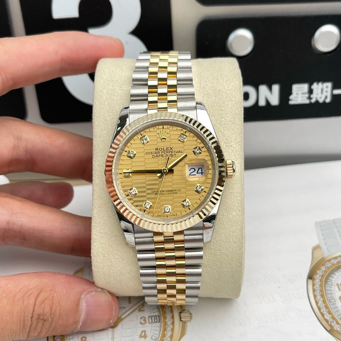 롤렉스 데이트저스트 36 126233 GM 팩토리 1:1 Best 에디션 18K Gold Filled 36mm