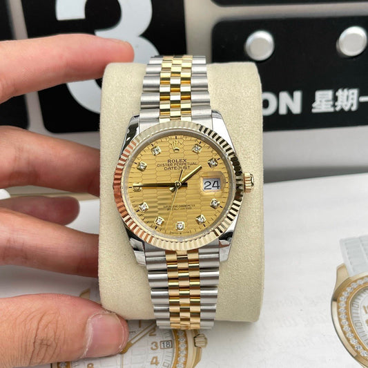 롤렉스 데이트저스트 36 126233 GM 팩토리 1:1 Best 에디션 18K Gold Filled 36mm
