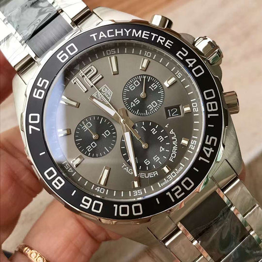 Tag Heuer Formula 1 크로노그래프 Anthracite 그레이 다이얼 Men Watch CAZ1011.BA0843 Swiss Original Movement