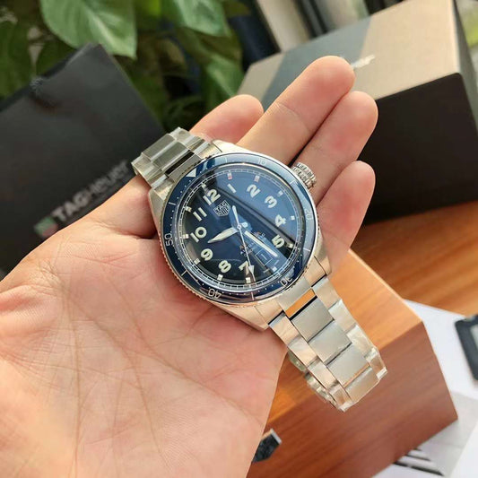 Tag Heuer Autavia WBE5116.EB0173 Calibre 5 블루 다이얼 Swiss Original Movement