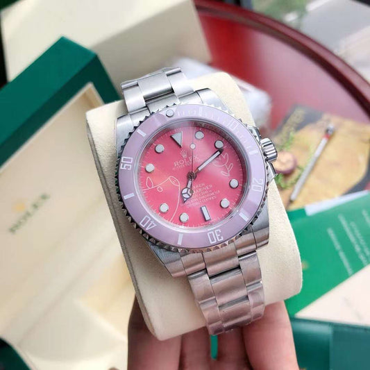 롤렉스 서브마리너 BLAKEN Pink Pig Steel بدون تاريخ حركة سويسرية أصلية