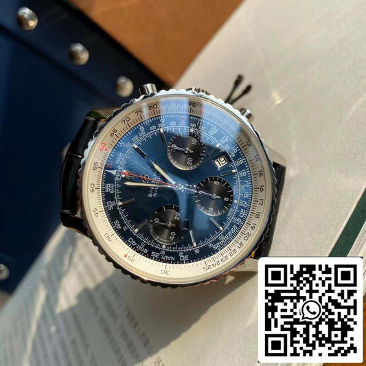 Breitling Navitimer 1 B01 크로노그래프 46 블루 다이얼 Men's Watch - Swiss Original Movement