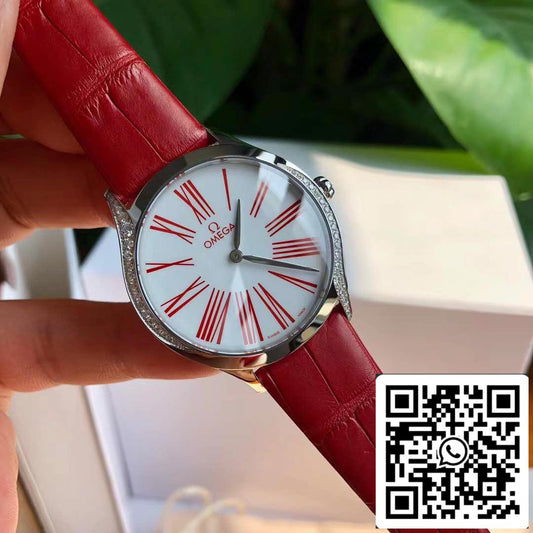 오메가 De Ville Trésor Quartz 36 mm 428.18.36.60.04.002 Swiss Original Movement