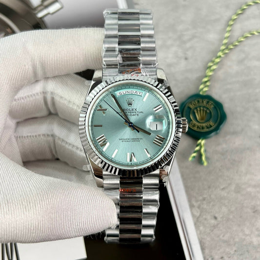 롤렉스 Day Date M228236-0012 Platinum Roman Dial Best 1:1 에디션 GM 팩토리 V2