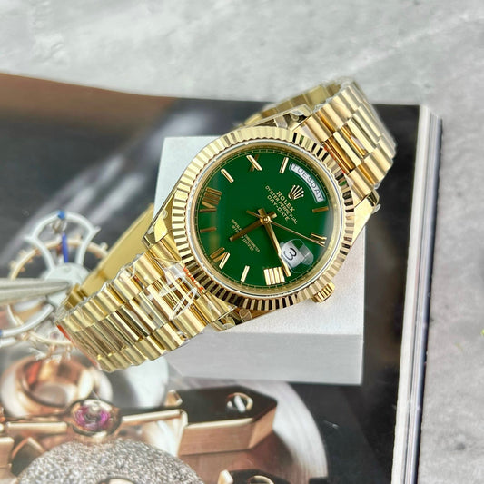 롤렉스 Day Date M228238-0061 Best 1:1 에디션 GM 팩토리 V2 그린 다이얼 옐로 골드