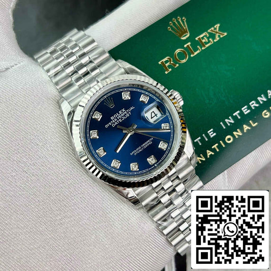 Replica 롤렉스 데이트저스트 36 M126234-0037 Oystersteel Best 1:1 에디션 VS 팩토리