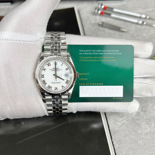 Replica 롤렉스 데이트저스트 M126234-0025 36MM 1:1 Best 에디션 VS 팩토리 스테인리스 스틸