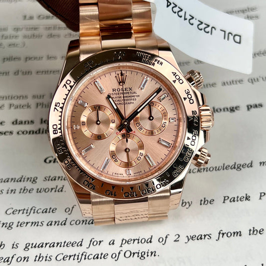 Replica 롤렉스 Cosmograph 데이토나 40mm Everose gold 116505 1:1 best 에디션 BTF