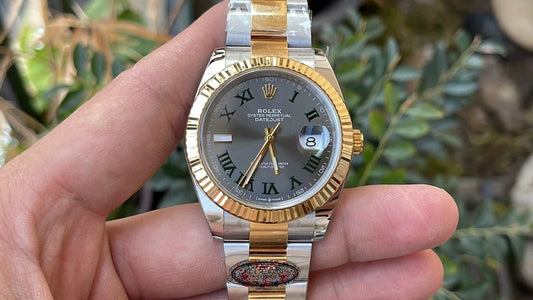 롤렉스 데이트저스트 M126333-0019 1:1 Best 에디션 Clean 팩토리 41mm Wimbledon Dial 오이스터 Strap
