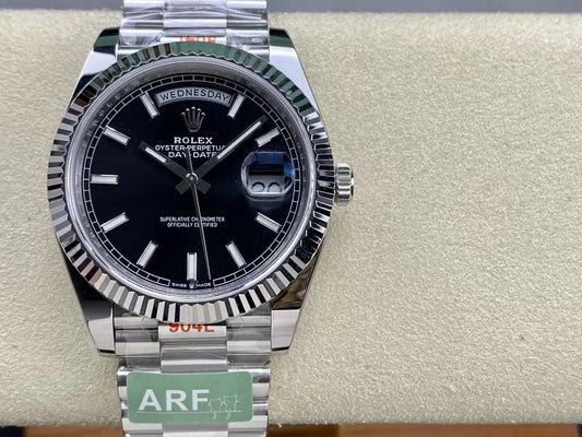 Rolex Day Date 40 M228239-0004 블랙 다이얼 1:1 Best 에디션 AR 팩토리 3255 Movement