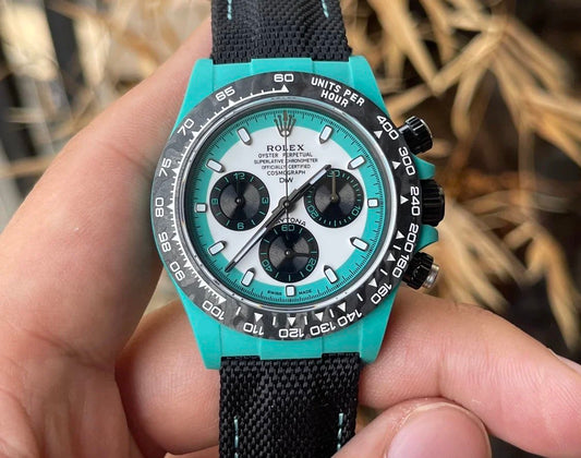 롤렉스 Cosmograph 데이토나 Series with Carbon Fiber Case【4130 Movement DIW Modified Version】