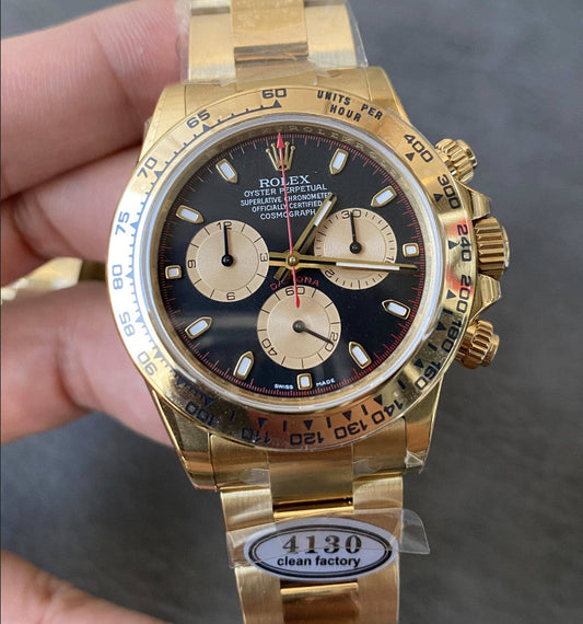Replica 롤렉스 Cosmograph 데이토나 m126508-0002 Clean 팩토리 옐로 골드 4130 Movement
