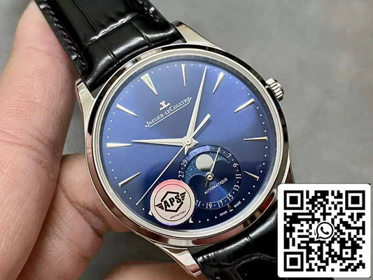 Jaeger-LeCoultre Master Ultra Thin MOON Q1368480 1:1 Best 에디션 APS 팩토리 블루 다이얼