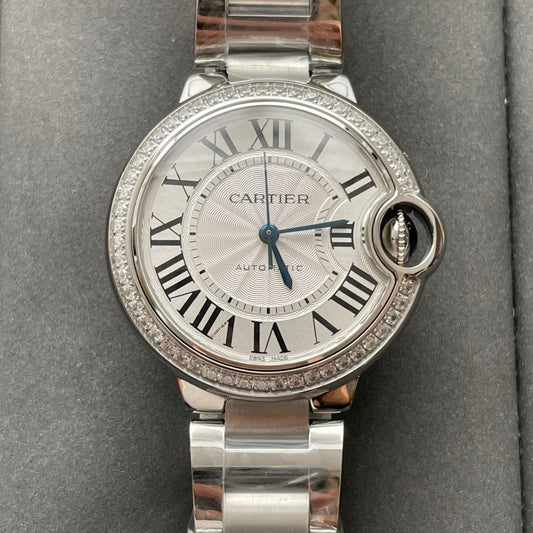 Ballon Bleu De Cartier W4BB0016 33MM 1:1 Best 에디션 AF 팩토리 화이트 다이얼