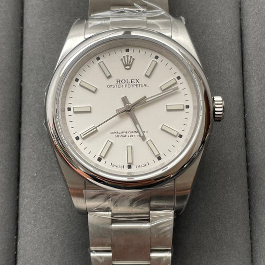 롤렉스 오이스터 Perpetual 114300 39MM TW 팩토리 1:1 Best 에디션 화이트 다이얼