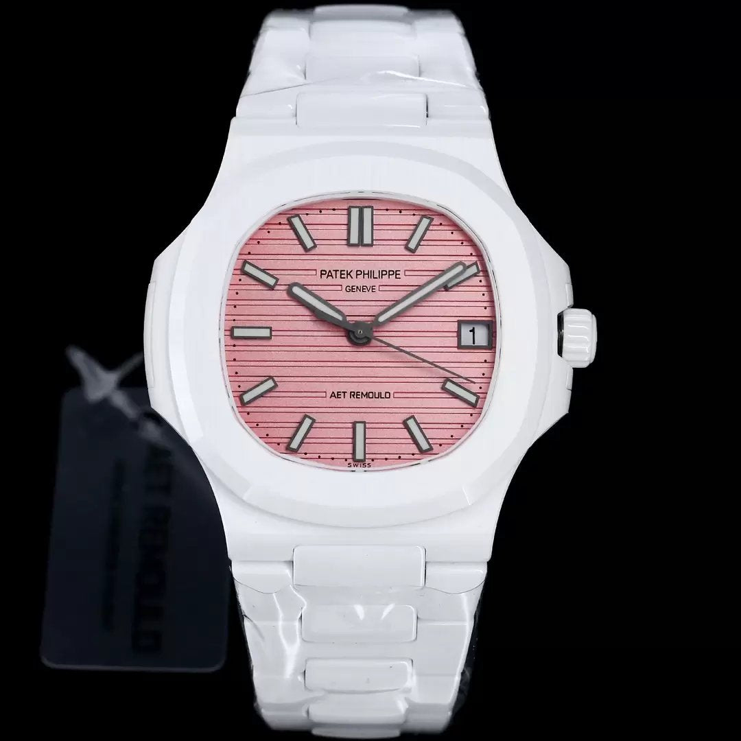 [AET modified] 파텍 필립 노틸러스 5711 세라믹 Pink Dial 1:1 Best 에디션