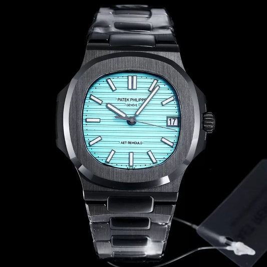 [AET изменено] 파텍 필립 노틸러스 5711 세라믹 블랙 Tiffany Dial 1:1 Best 에디션