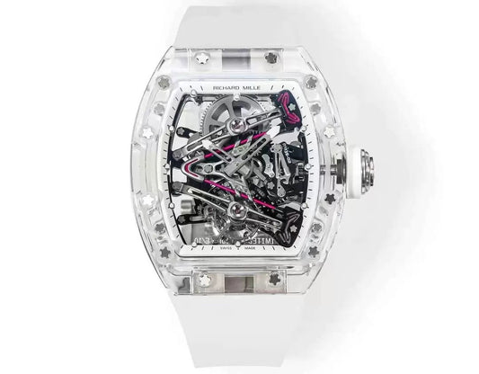Richard Mille RM38-02 투르비용 Movement 1:1 Best Clone RM 팩토리 러버 스트랩
