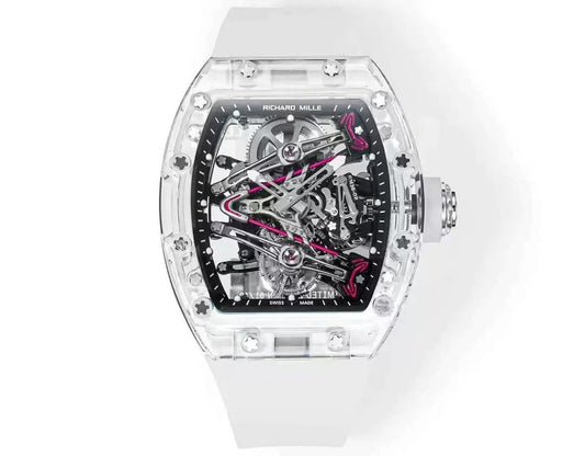 Richard Mille RM38-02 투르비용 Movement 1:1 Best Clone RM 팩토리 블랙 다이얼 러버 스트랩