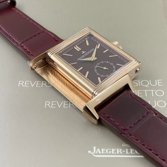 Jaeger-LeCoultre Reverso Tribute Monoface Small Seconds 713256J MG 팩토리 1:1 Best 에디션