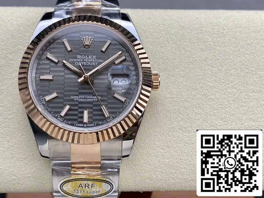 Rolex Datejust 126331-0019 Oyster Strap ARF 팩토리 1:1 Best 에디션 electroplated with 18k gold