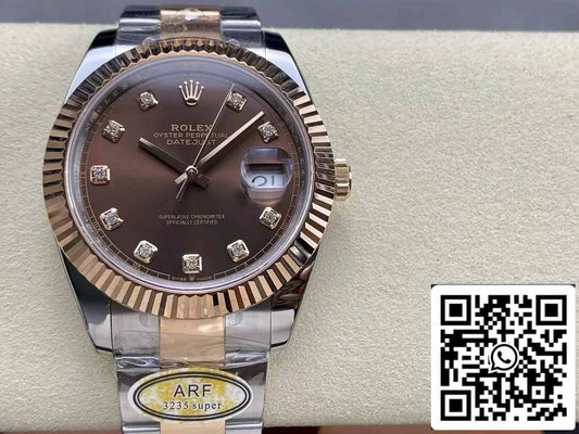 Rolex Datejust 126331-0003 ARF 팩토리 1:1 Best 에디션 electroplated with 18k gold