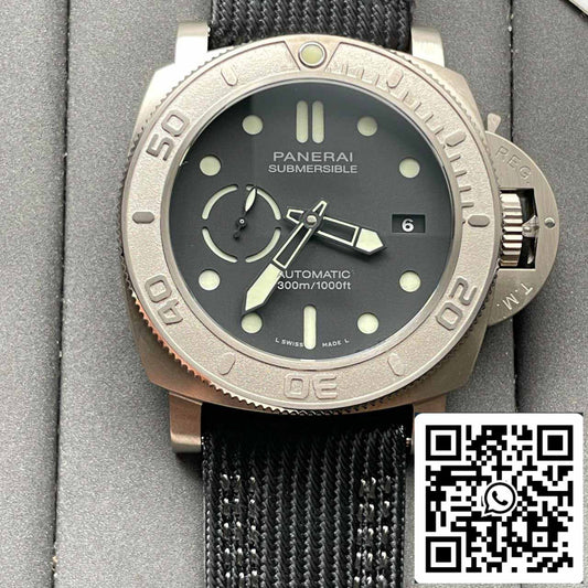 Panerai Submersible PAM00984 1:1 Best 에디션 VS 팩토리 블랙 다이얼 Swiss P.9010