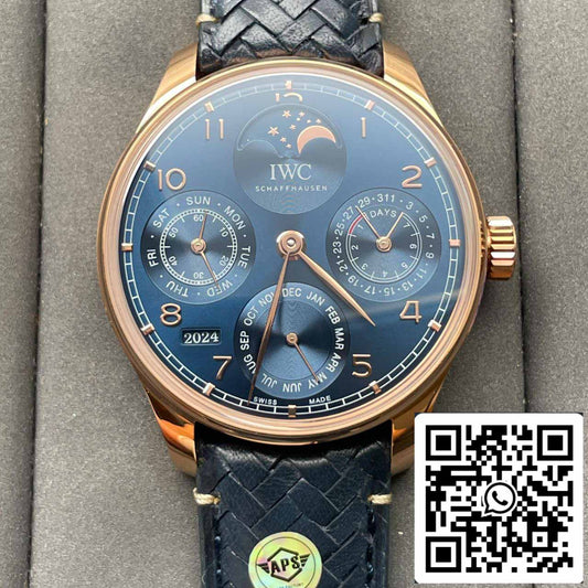 IWC Portuguese 퍼페추얼 캘린더 IW503312 1:1 Best 에디션 APS 팩토리 Gold Case