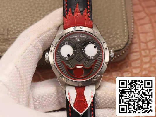Konstantin Chaykin Joker K07 그레이 다이얼 Red Strap 1:1 Best 에디션 TW 팩토리 V3s Version