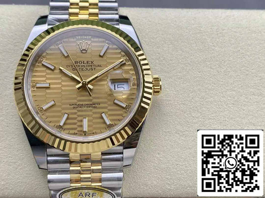 Rolex Datejust m126333-0022 ARF 팩토리 1:1 Best 에디션 electroplated with 18k gold