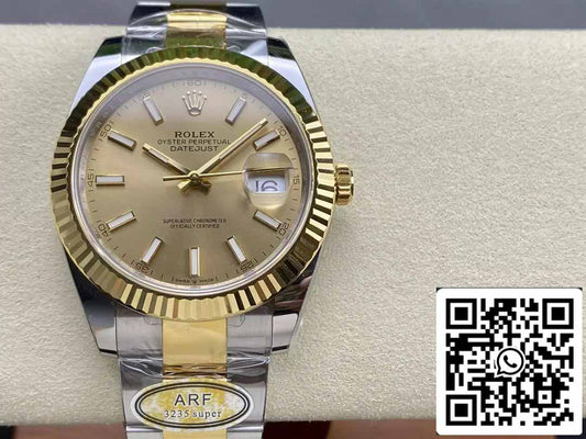Rolex Datejust m126333-0009 ARF 팩토리 1:1 Best 에디션 electroplated with 18k gold