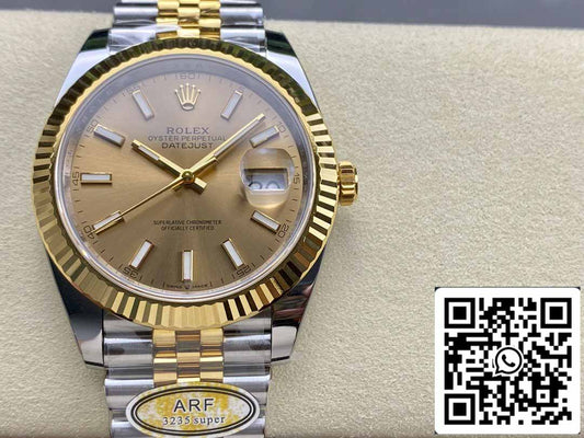 Rolex Datejust m126333-0010 ARF 팩토리 1:1 Best 에디션 electroplated with 18k gold
