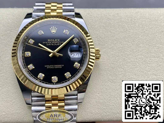 Rolex Datejust m126333-0006 ARF 팩토리 1:1 Best 에디션 electroplated with 18k gold
