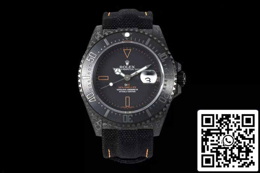 롤렉스 Deepsea Sea-Dweller M126600 1:1 Best 에디션 Diw 팩토리 V2 업그레이드 가죽 스트랩