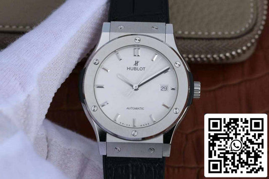 Hublot Classic Fusion 542.NX.2611.LR 1:1 Best 에디션 JJ 팩토리 화이트 다이얼