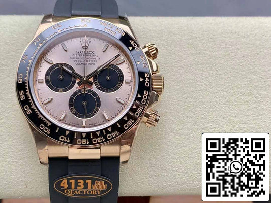 롤렉스 Cosmograph 데이토나 m126515 1:1 Best 에디션 QF 팩토리 4131 Movement Pink Dial