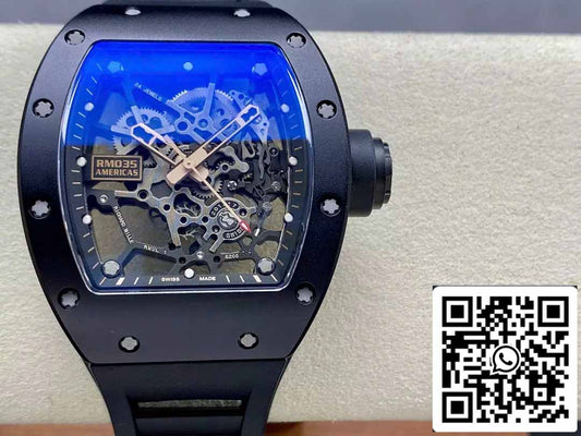 Richard Mille RM035 Rafael Nadal Americas 리미티드 에디션 1:1 Best 에디션 Sonic 팩토리 V3