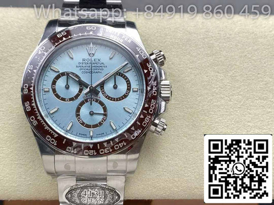 롤렉스 Cosmograph 데이토나 m126506-0001 Best Clone Clean 팩토리 4131 Movement Ice 블루