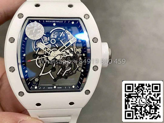 RICHARD MILLE RM055 ZF 팩토리 newest Version 2024 1:1 Best 에디션 세라믹 Case