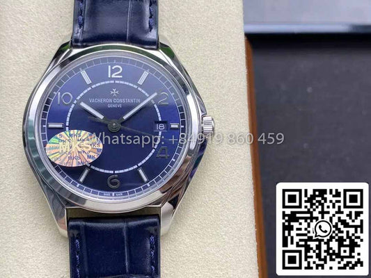 Vacheron Constantin Fiftysix 4600E/000A-B487 블루 다이얼 Silver Case 1:1 Best Clone