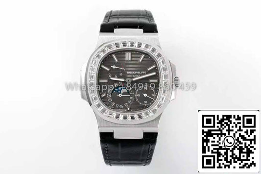 파텍 필립 노틸러스 5712 1:1 Best Clone PPF 팩토리 V3 Newest Version Rhdium Dial