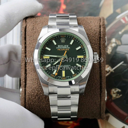 롤렉스 Milgauss 116400GV-0001 Replica watch 1:1 best Clone VS 팩토리