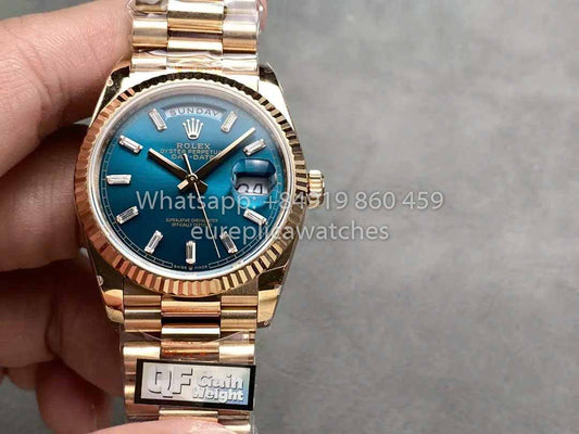 롤렉스 Day Date M128235-0075 - 128235-0075 QF 팩토리 1:1 Best Clone